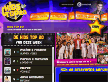 Tablet Screenshot of kidstop20.nl